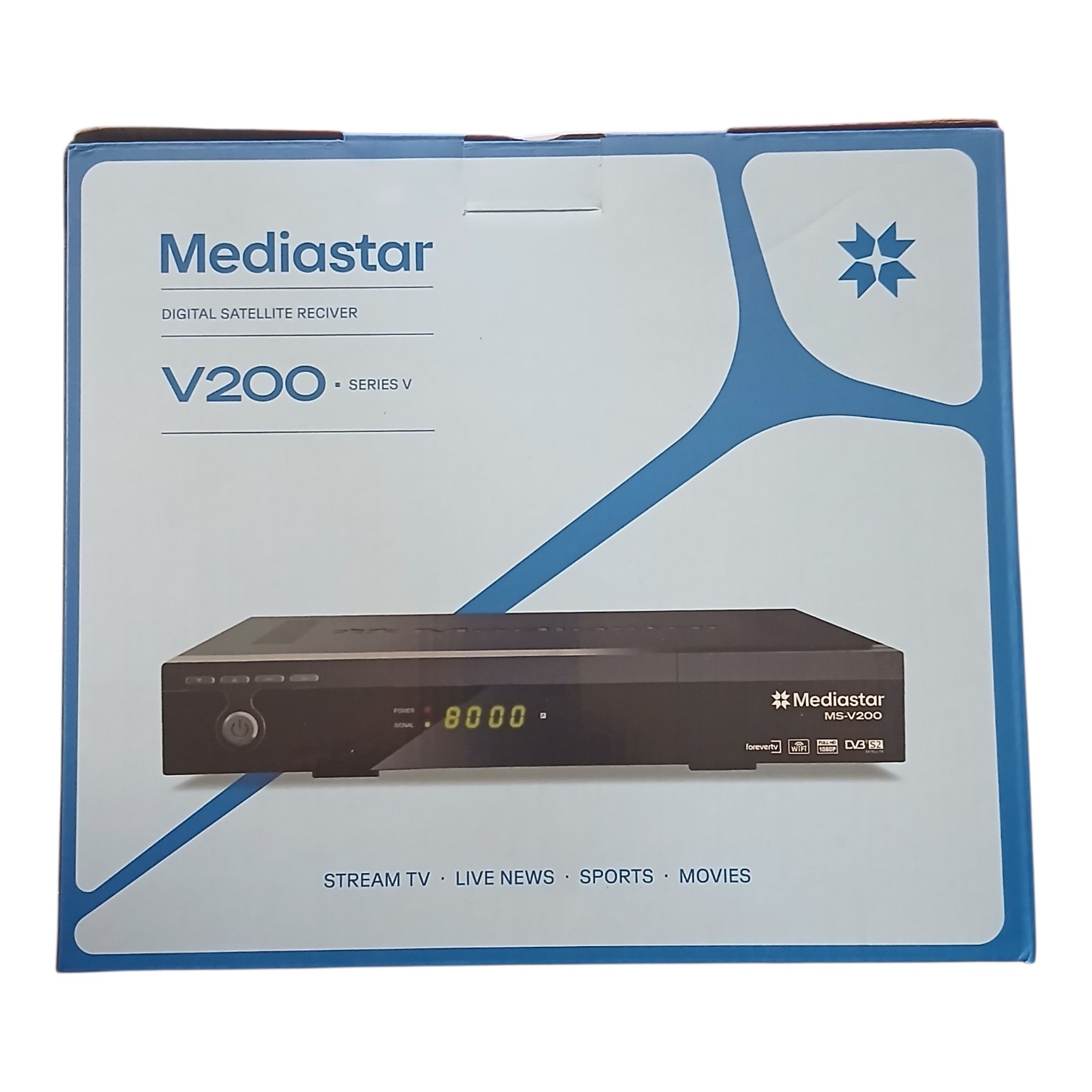 گیرنده دیجیتال مدیااستار V200 نرم افزار اصلی